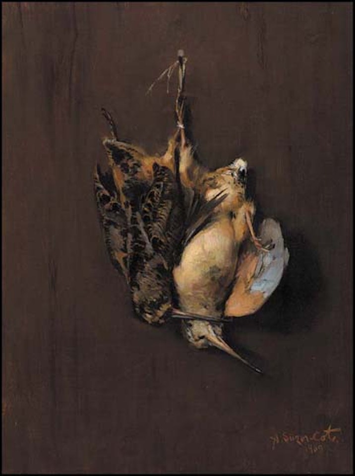 Nature morte aux piverts by Marc-Aurele de Foy Suzor-Cote