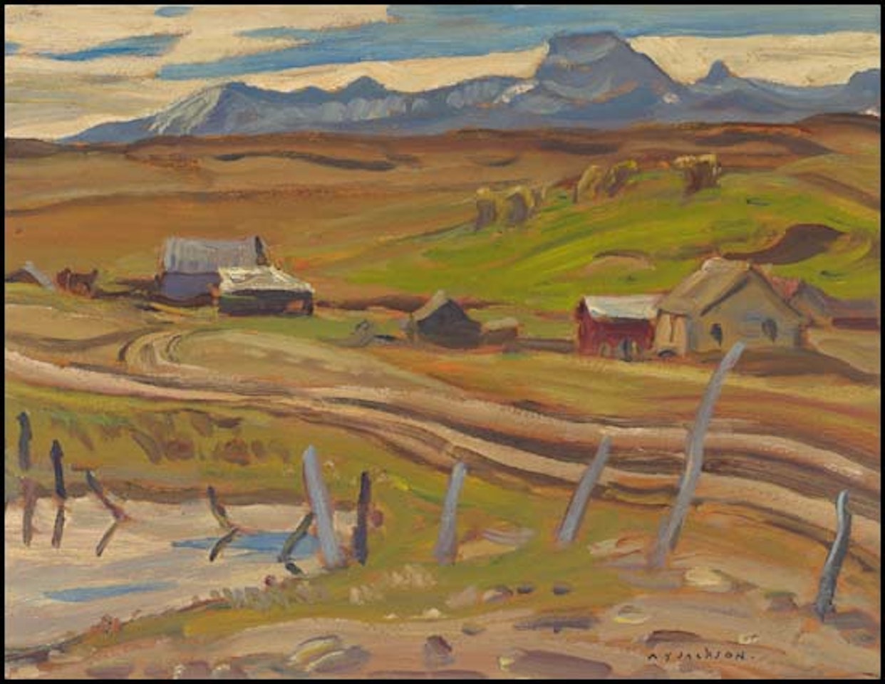Mountain View, Alberta by Alexander Young Jackson