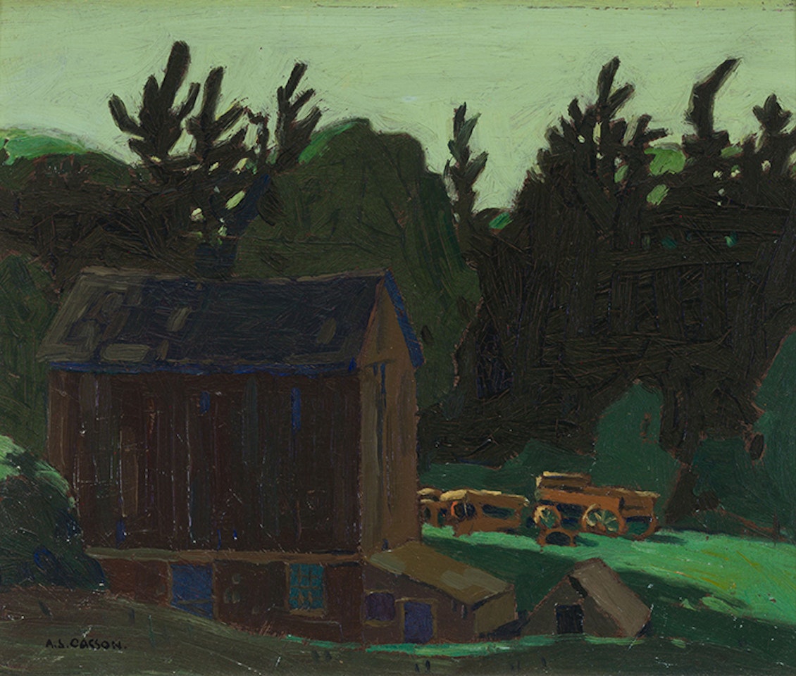 Farm on Blythwood Rd. by Alfred Joseph Casson