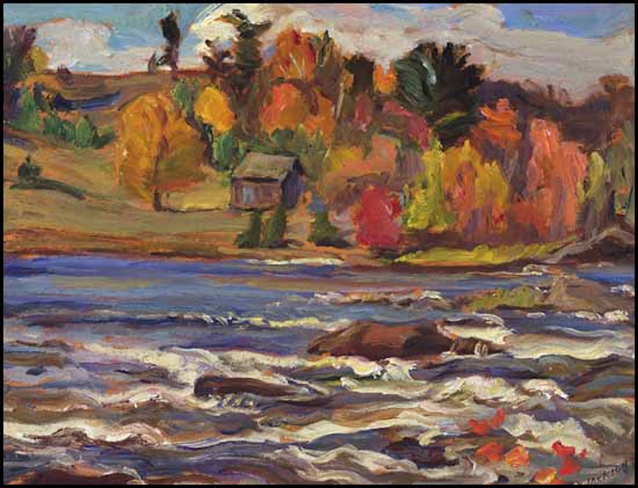 Palmey Rapids, Madawaska River by Alexander Young Jackson