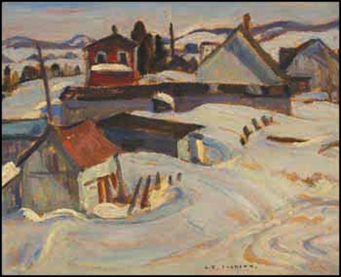 Winter Near Rimouski, Quebec by Alexander Young Jackson
