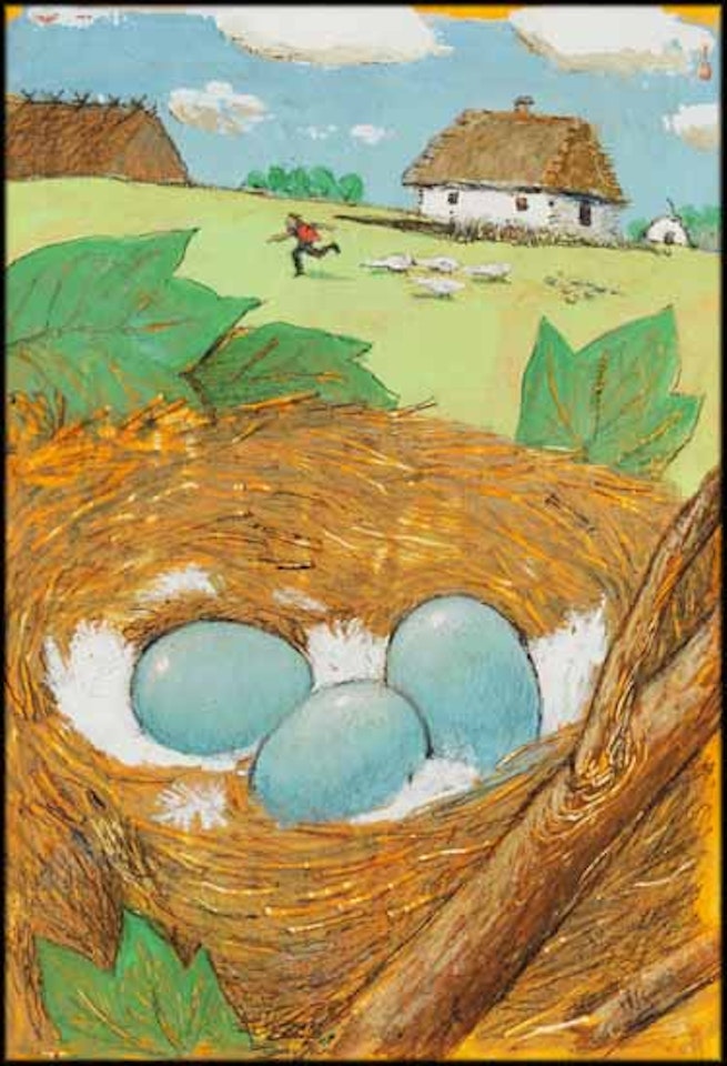 Goose Chase by William Kurelek