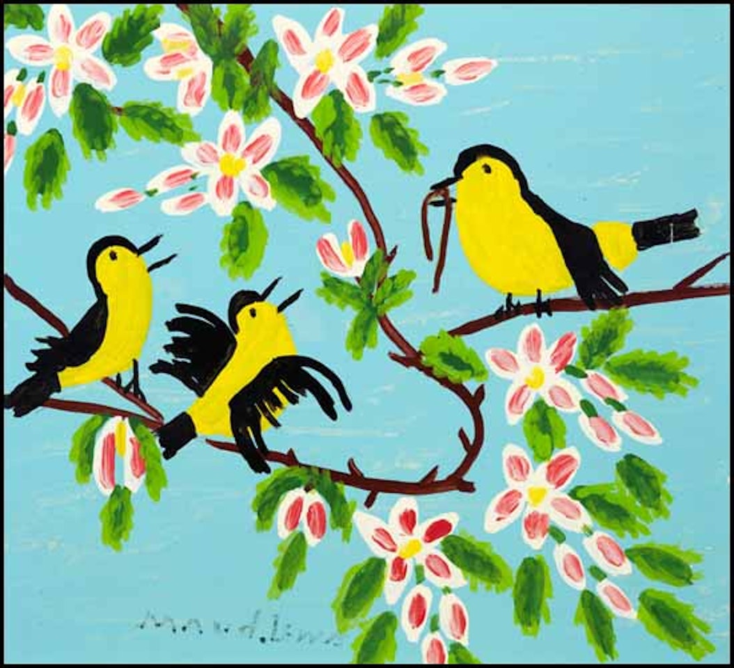 Three Birds by Maud Lewis