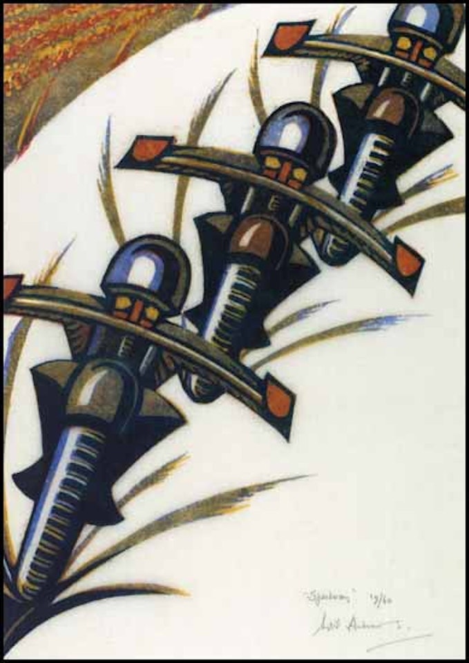 Speedway by Sybil Andrews