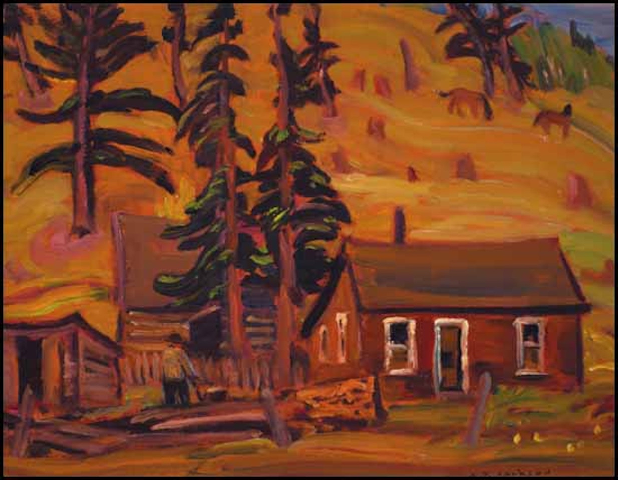 Pioneer Cabin, Brookmere, BC by Alexander Young Jackson