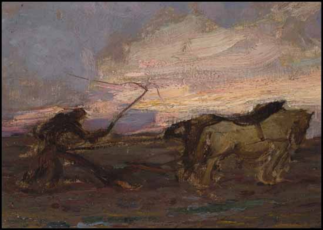 Ploughing by Marc-Aurele de Foy Suzor-Cote