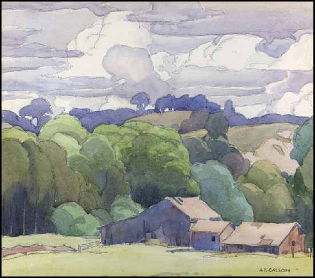 An Old House by Alfred Joseph Casson