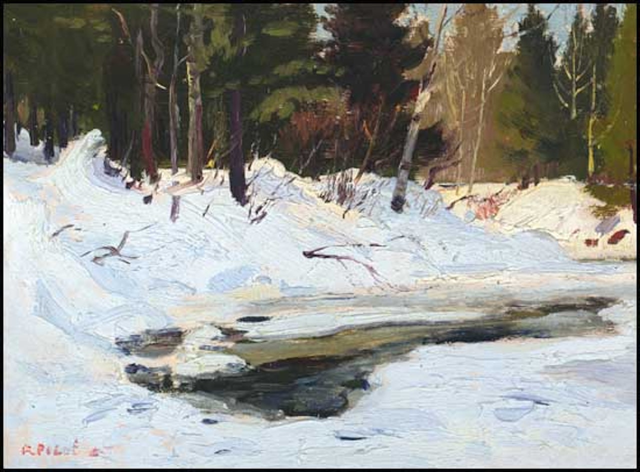Stream in Winter by Robert Pilot