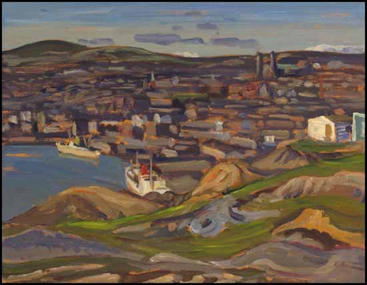 Harbour, St. John"s, Newfoundland / Lake Superior Sketch by Alexander Young Jackson