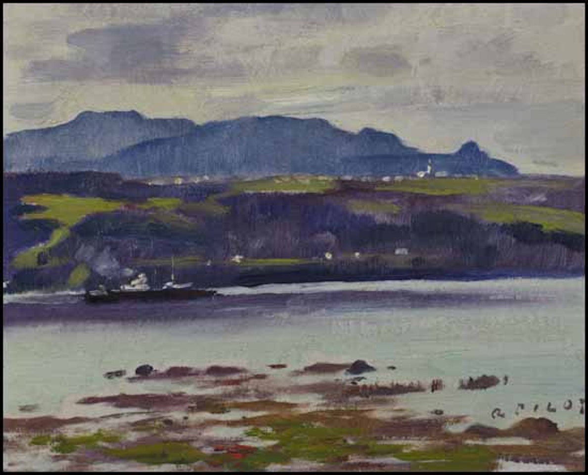 Les Éboulements from Île-aux-Coudres by Robert Pilot