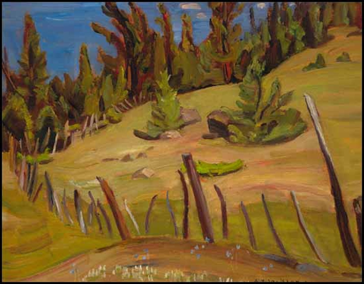 Indian Fence, Cariboo, BC by Alexander Young Jackson