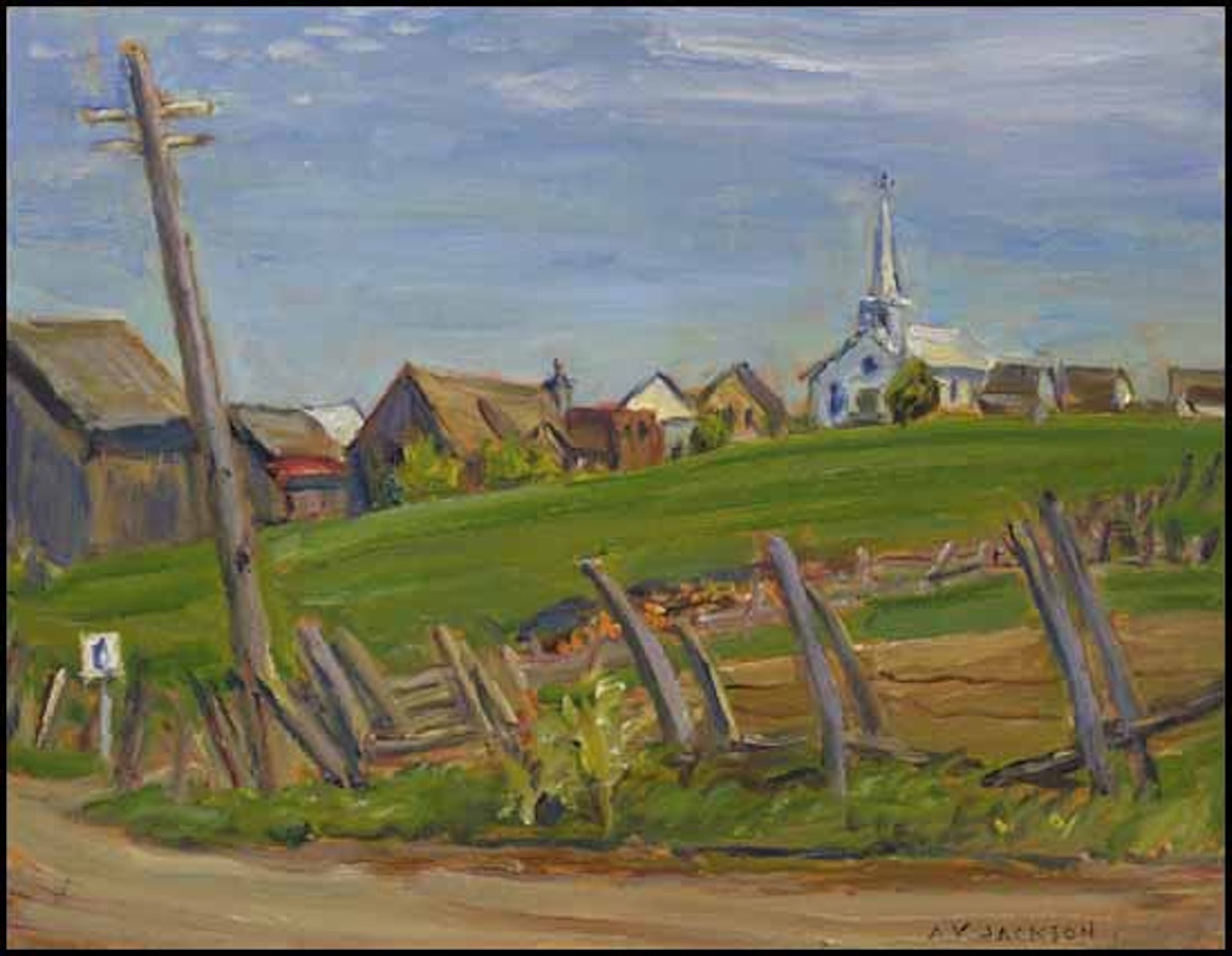 St. Gabriel, Quebec by Alexander Young Jackson