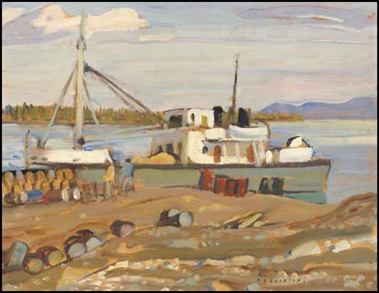 The Radium Gilbert at Sawmill Bay, Great Bear Lake by Alexander Young Jackson