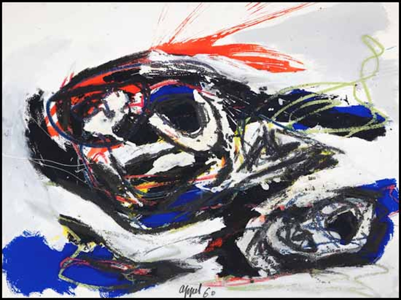 Two Heads by Karel Appel