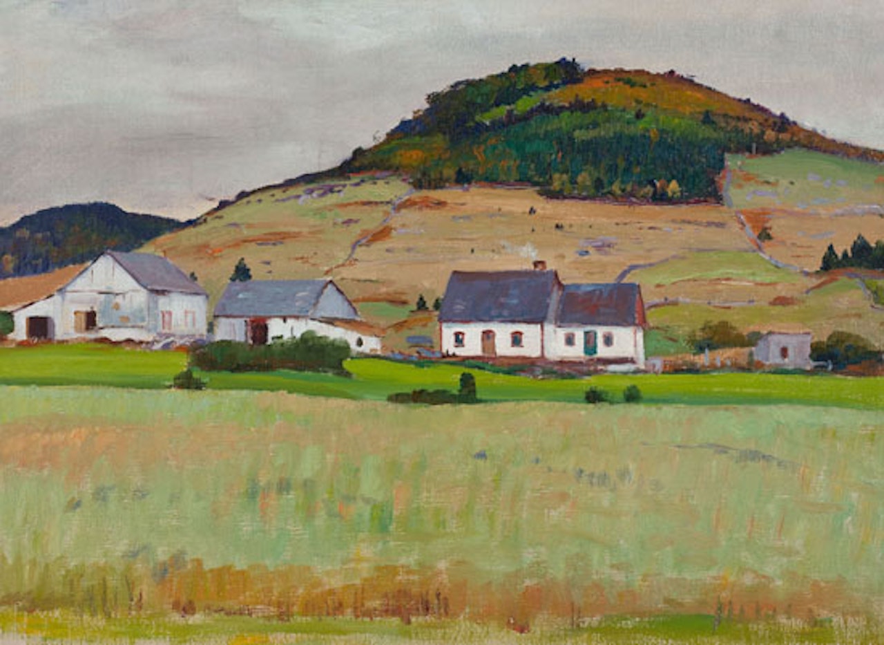 Farm Near Baie-Saint-Paul by Robert Pilot