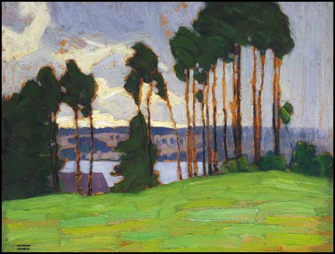 Rainstorm, Northern Lake by Lawren Stewart Harris