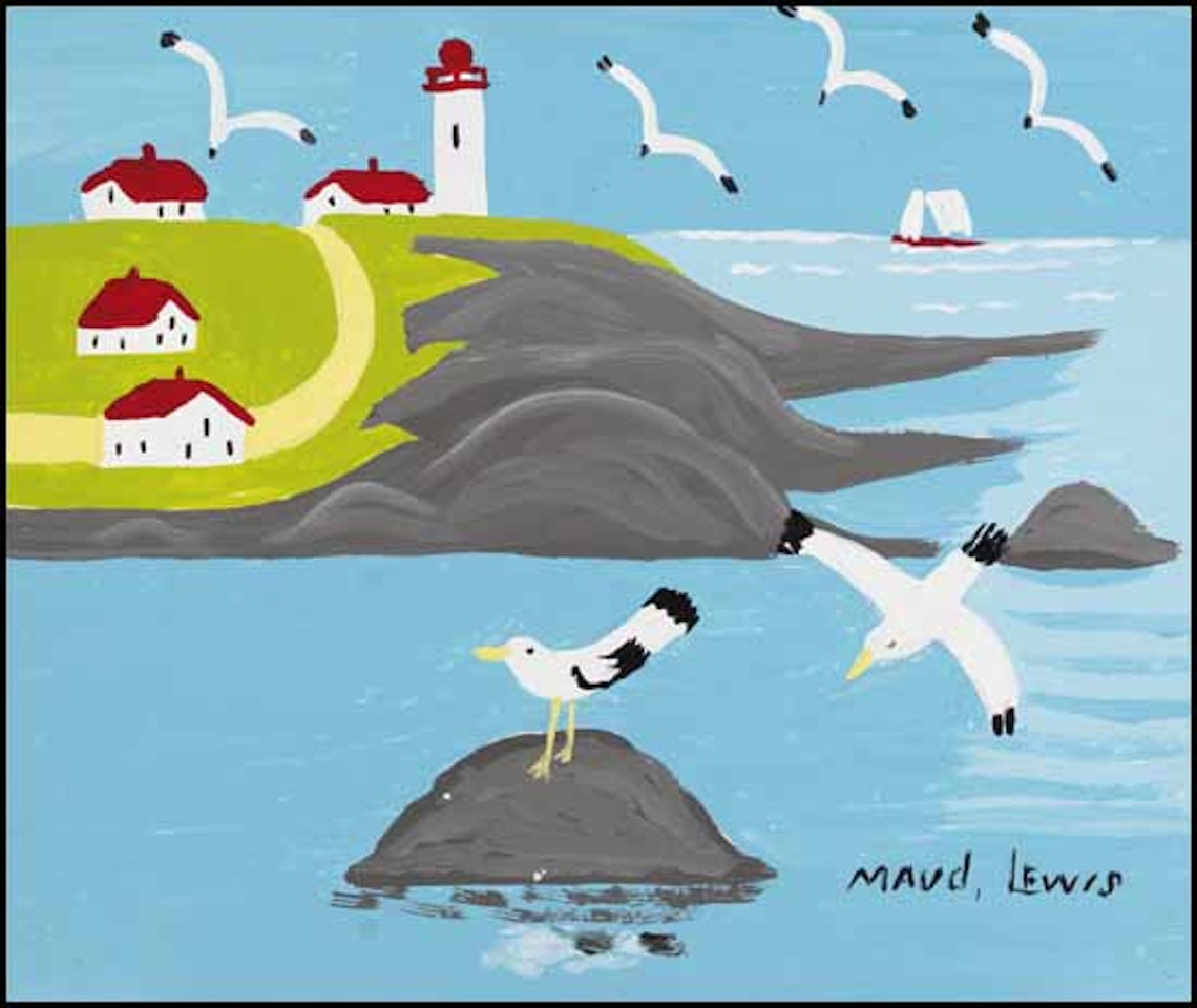 Seashore, Nova Scotia by Maud Lewis