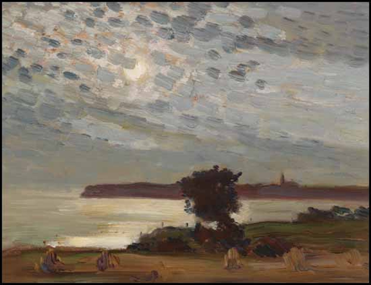 Harvest Moon - Cap d"Espoir by Robert Pilot