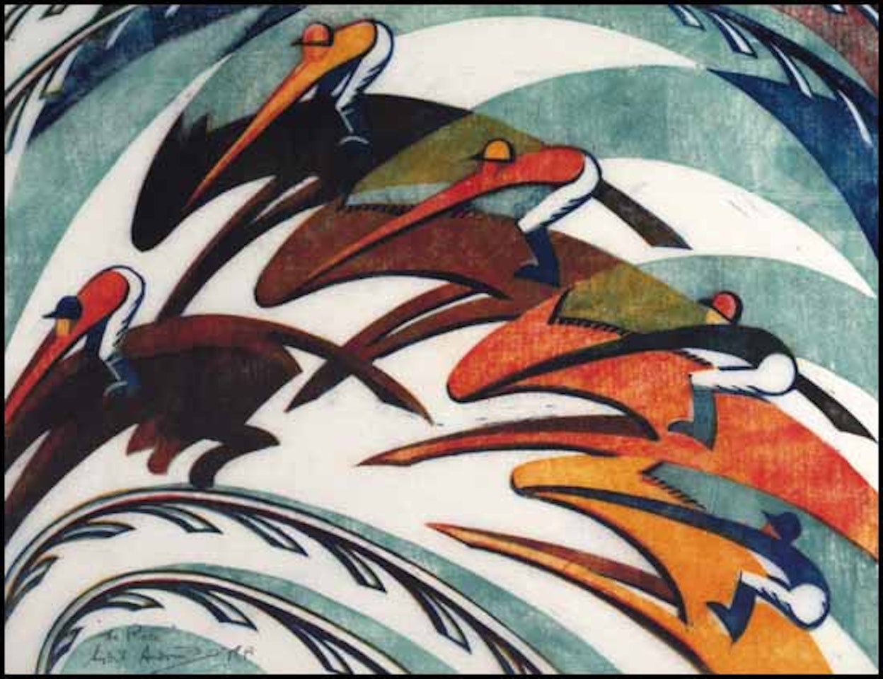 Racing by Sybil Andrews