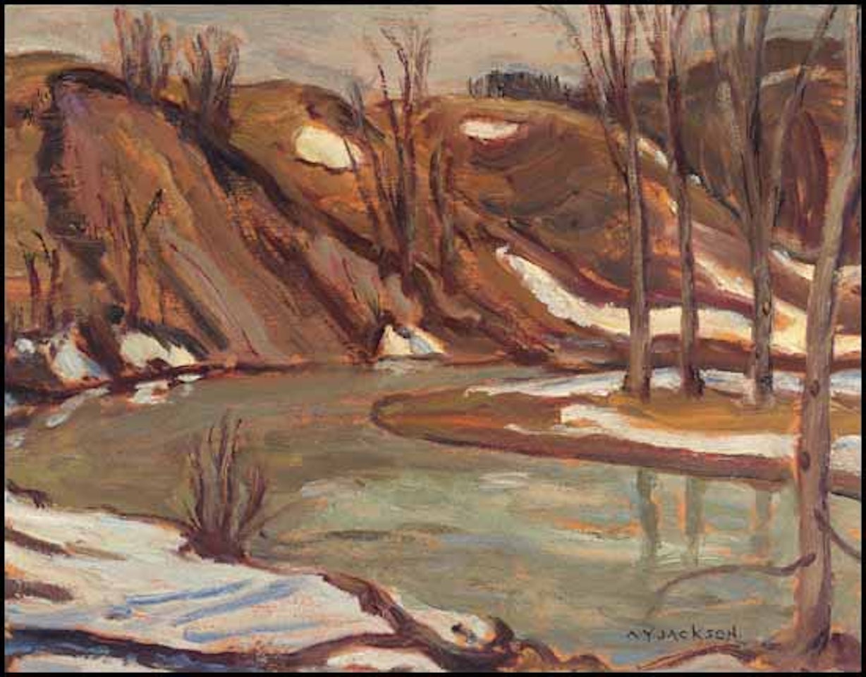 Creek at Notre Dame de la Salette by Alexander Young Jackson