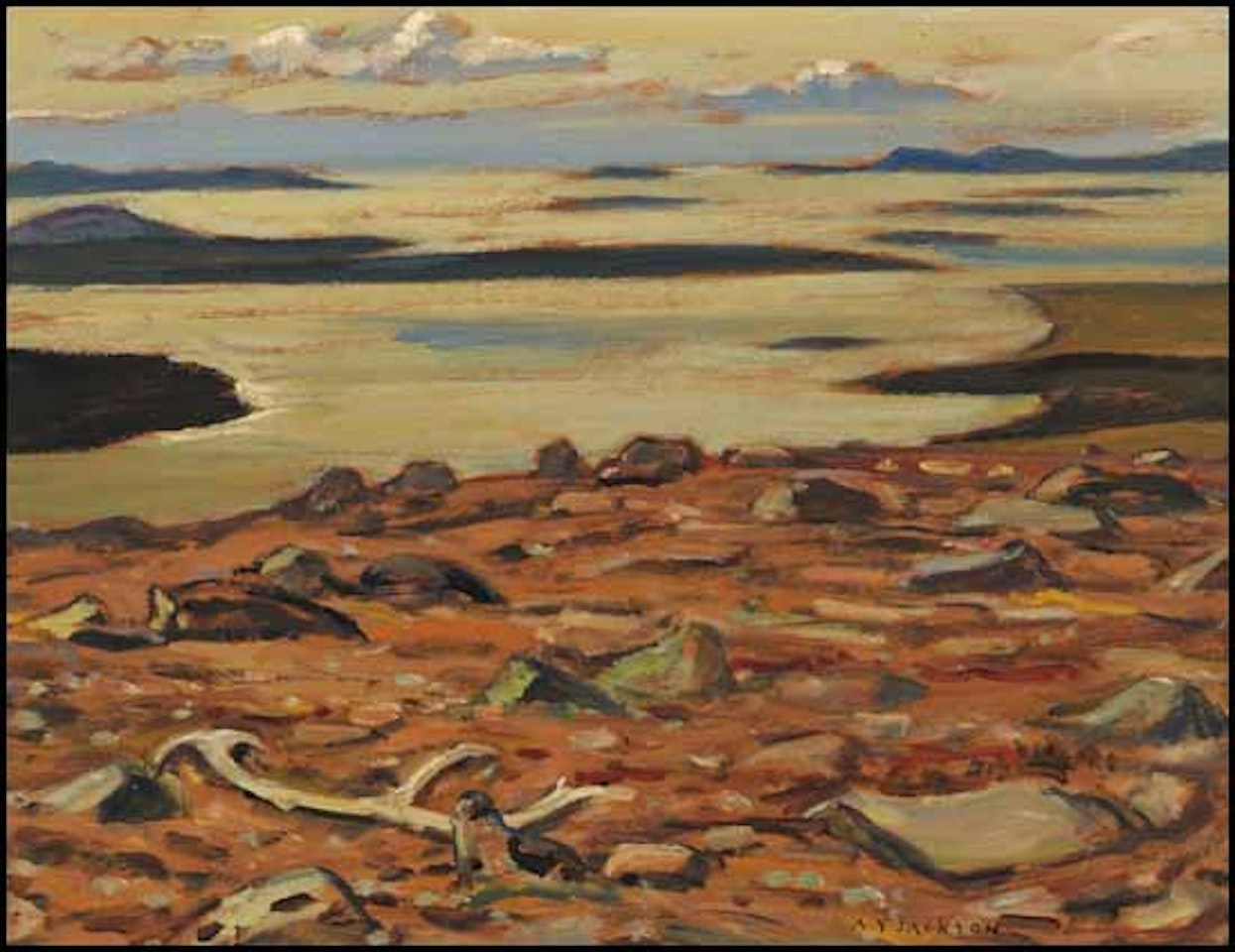 Plateau Overlooking Hornby Bay, Great Bear Lake (Looking from Port Radium) by Alexander Young Jackson