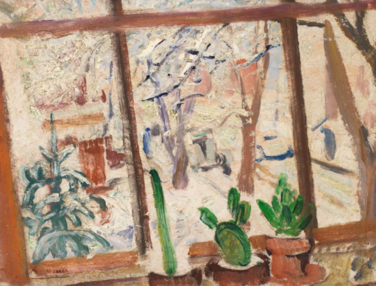 The Studio Window, Montreal by Arthur Lismer