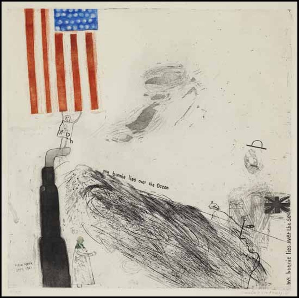 My Bonnie Lies Over the Ocean by David Hockney