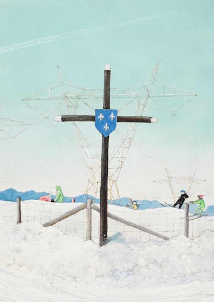 Satan"s Web (Rural Quebec Today) by William Kurelek