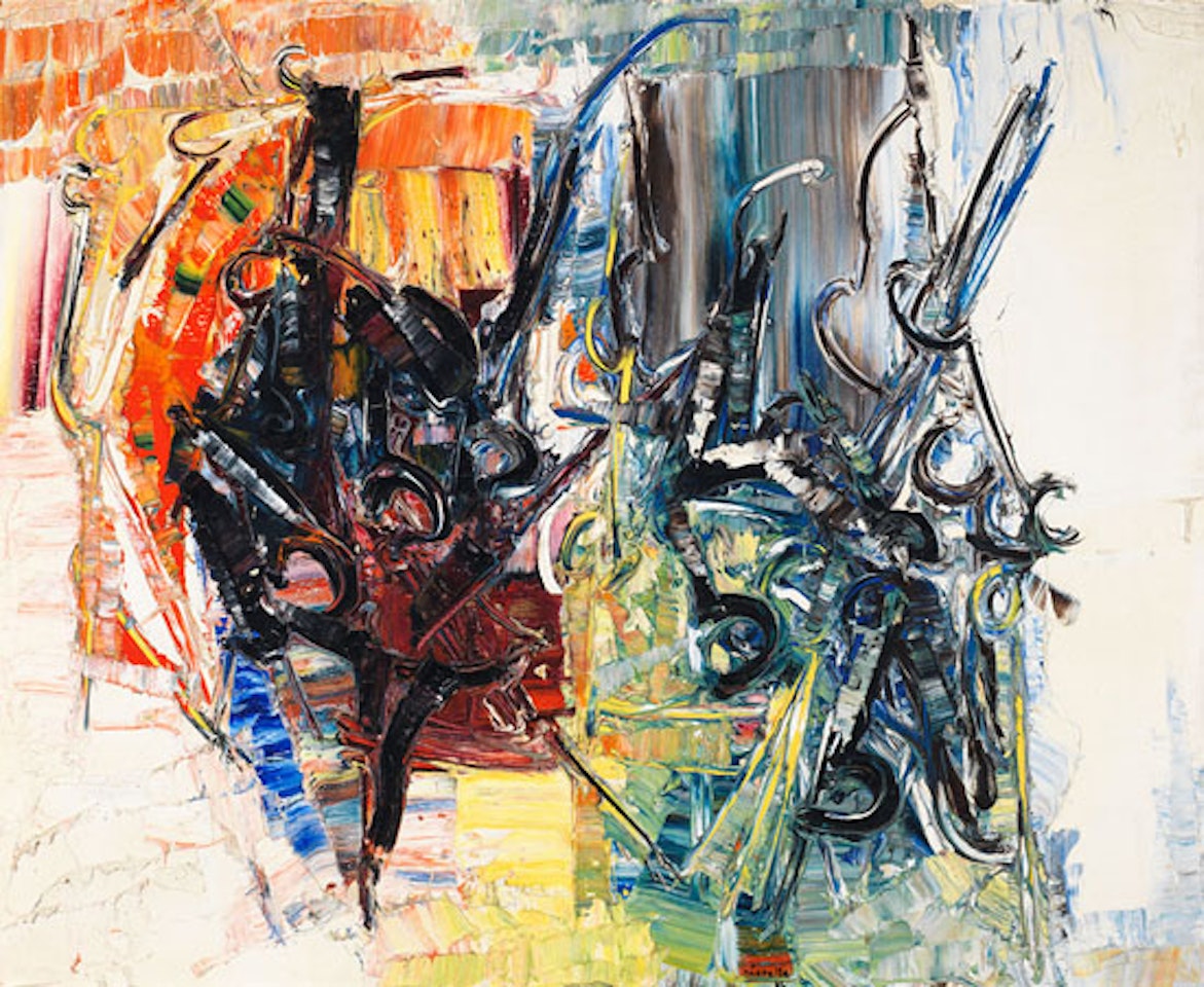Chante mon oiseau si bavard by Jean-Paul Riopelle