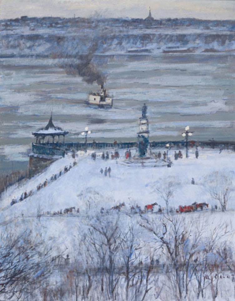 Twilight on the Terrace, Quebec by Robert Pilot