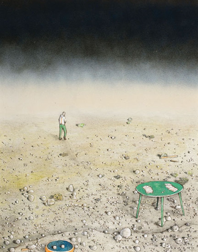 Gambling by William Kurelek