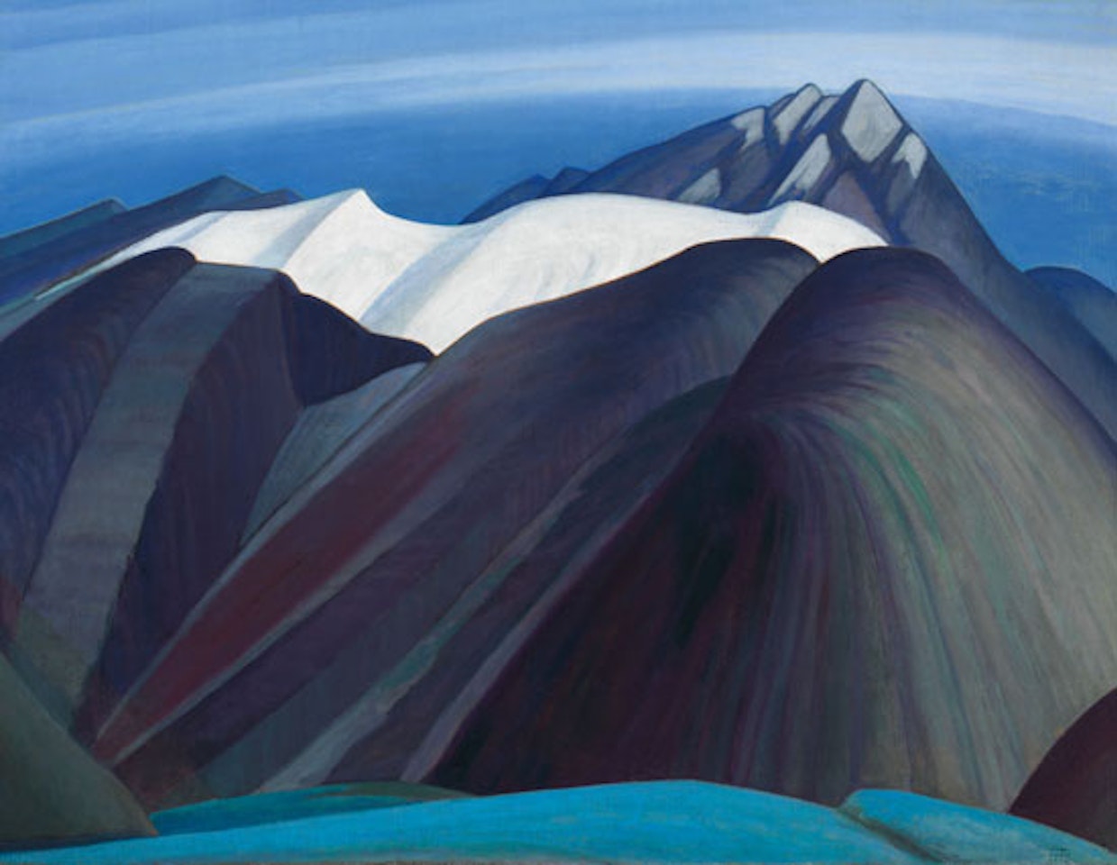 Mountains East of Maligne Lake by Lawren Stewart Harris