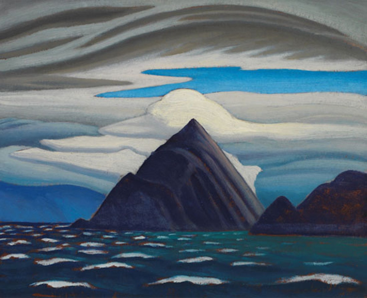 Morin Island, Eclipse Sound, North Baffin Island, Arctic Painting XXXVI by Lawren Stewart Harris