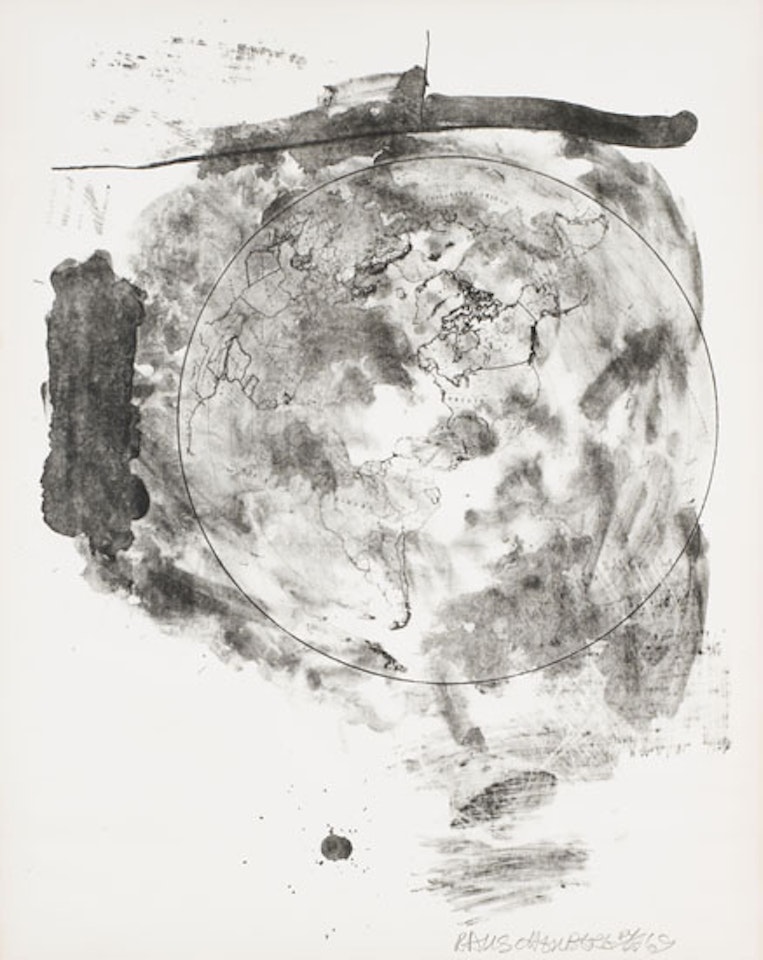 Medallion (Stoned Moon) by Robert Rauschenberg