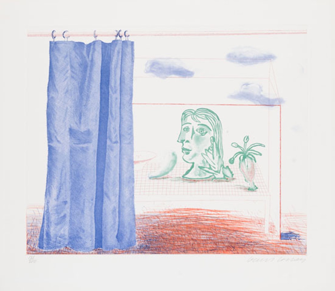 What is This Picasso? from The Blue Guitar by David Hockney