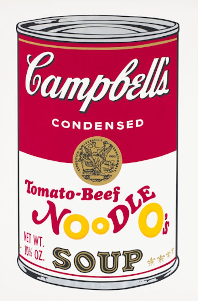 Campbell"s Soup II: Tomato Beef Noodle O"s (F. & S. II.61) by Andy Warhol