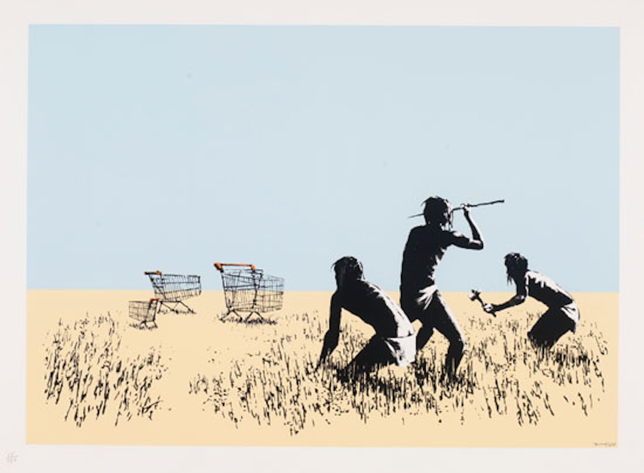 Trolley Hunters by Banksy