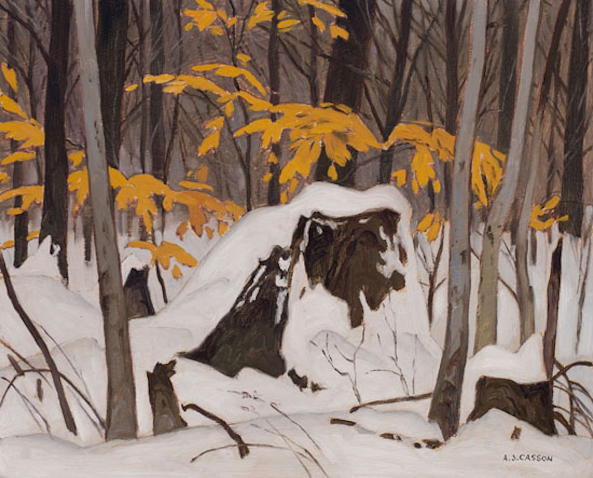 Beech Leaves in Winter by Alfred Joseph Casson