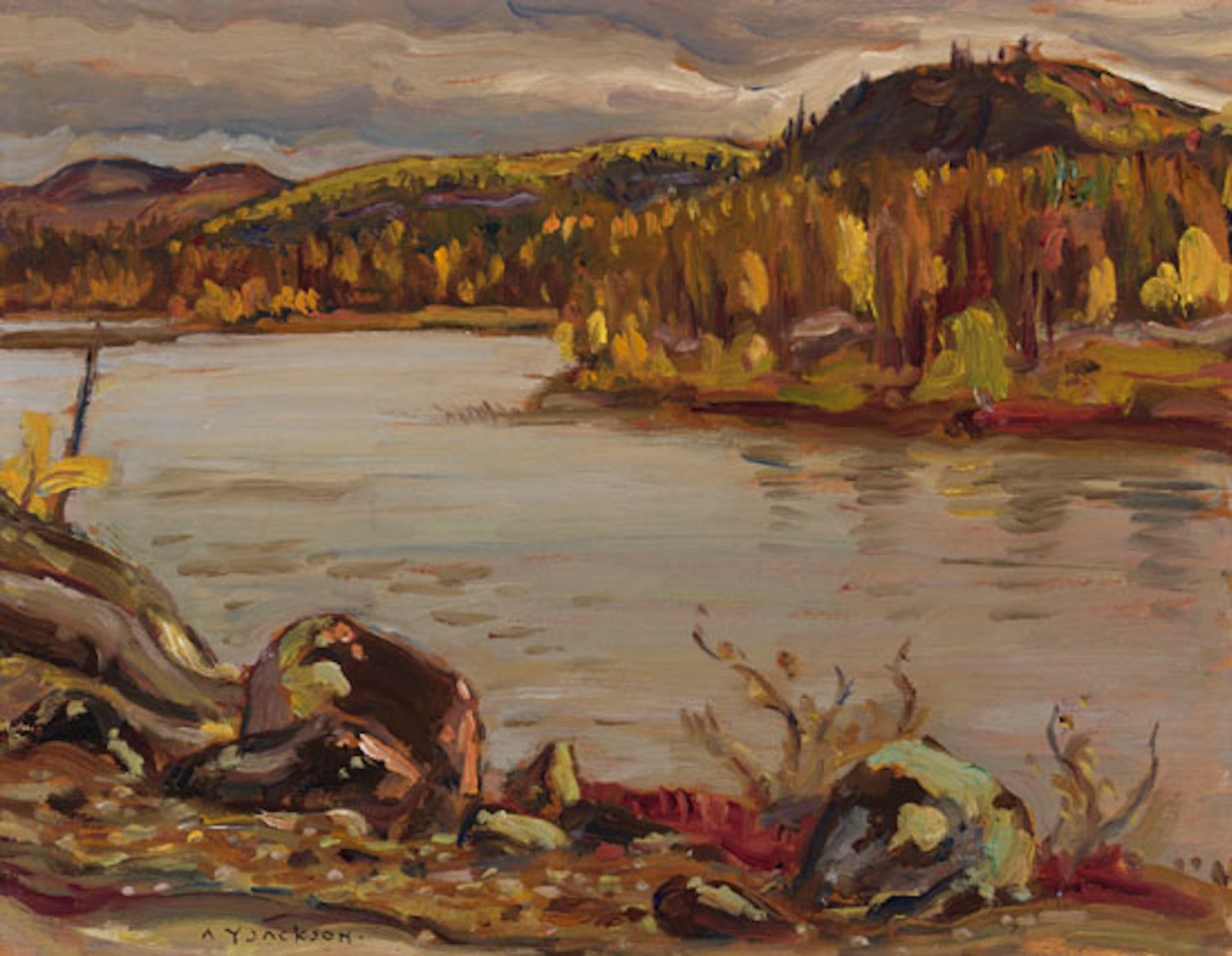 Lake near Port Radium, N.W.T. by Alexander Young Jackson