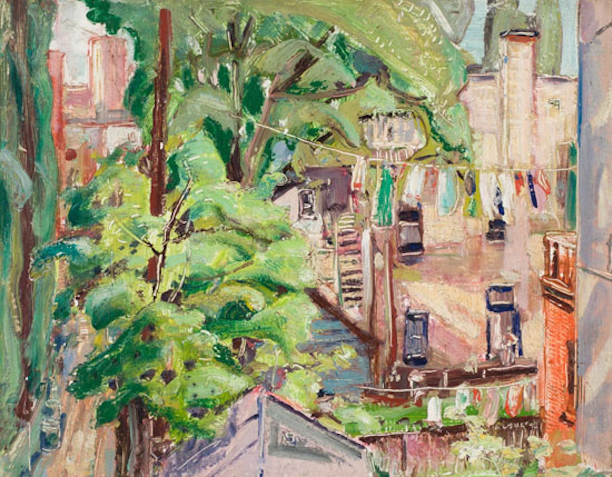 Montreal Street Scene by Arthur Lismer