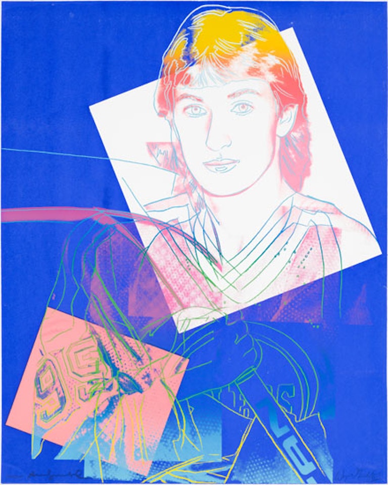 Wayne Gretzky #99 (F. & S. II.306) by Andy Warhol