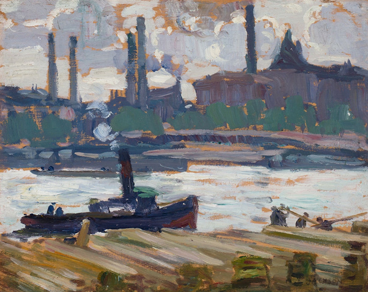 On the Seine by Alexander Young Jackson
