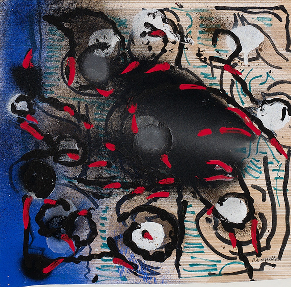 Bruant indigo by Jean-Paul Riopelle