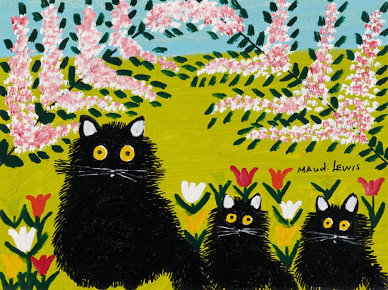 Black Cats by Maud Lewis