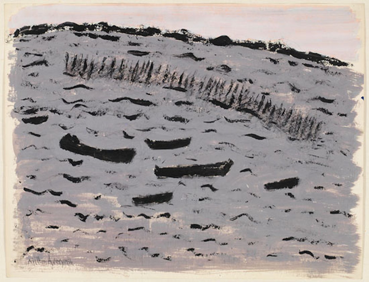 Sunset Harbor by Milton Avery