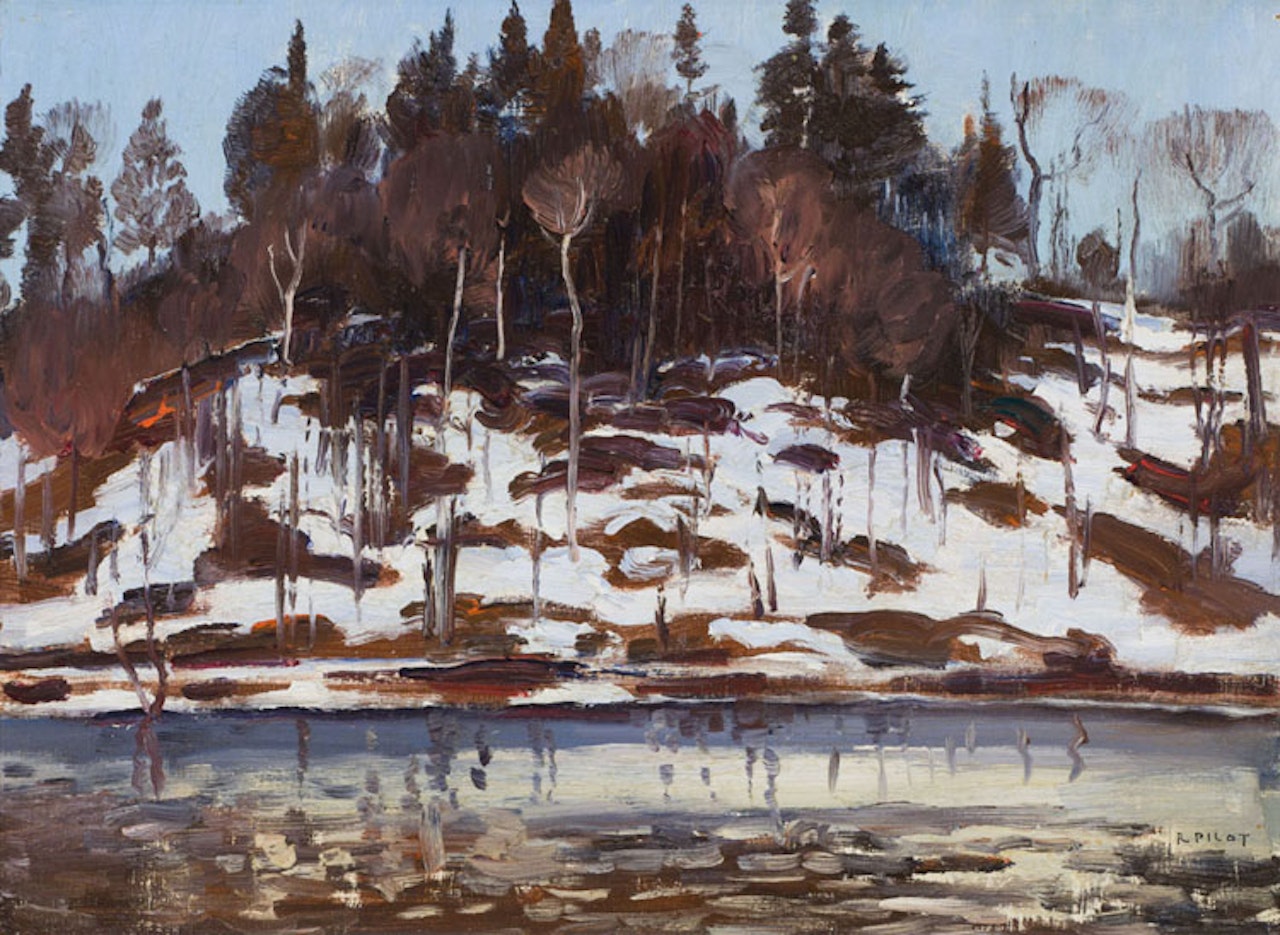 The Pond, Ste. Agathe by Robert Pilot
