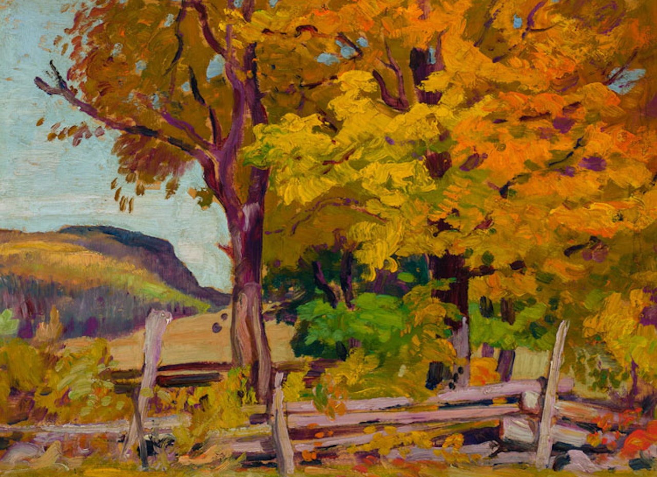 Autum Maples, St-Sauveur by Robert Pilot