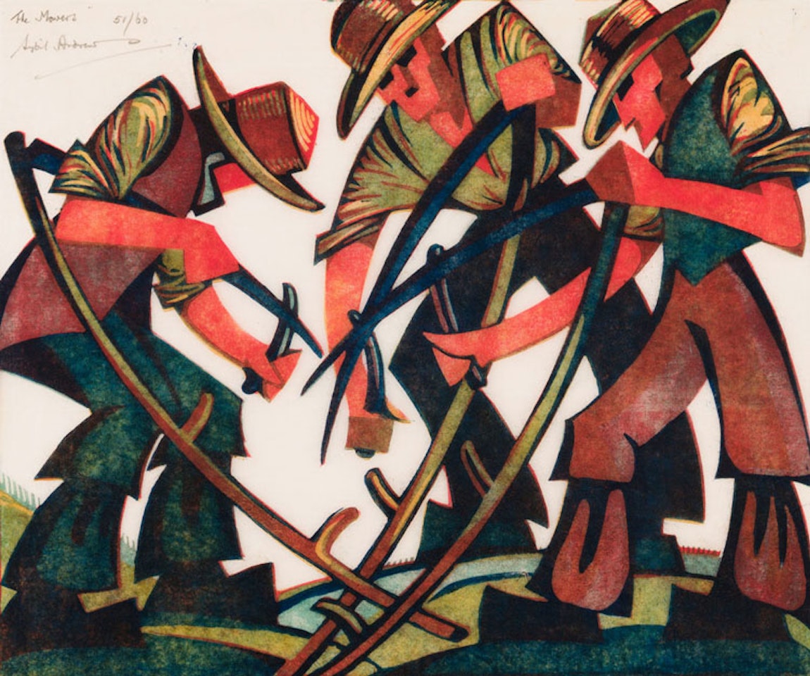 Mowers by Sybil Andrews