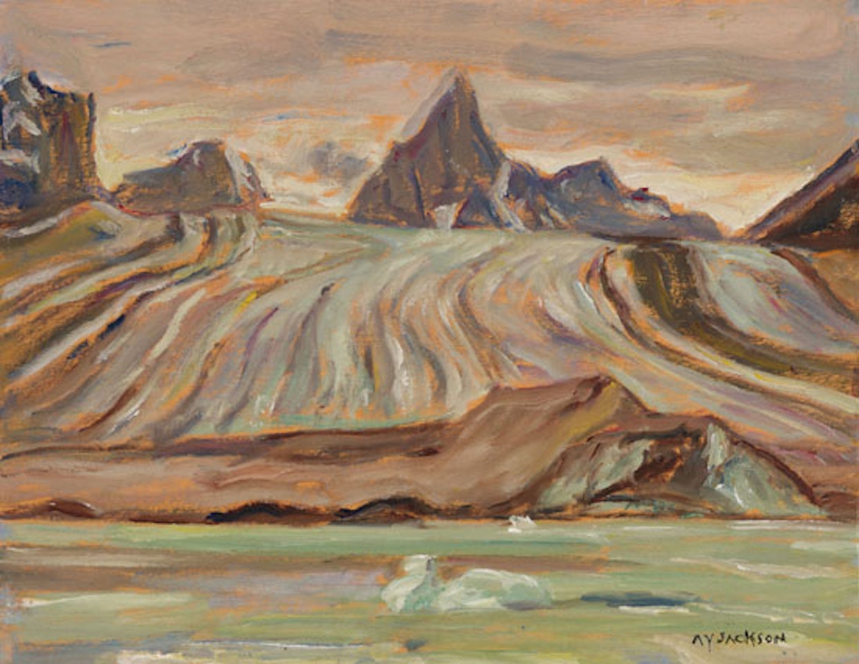 Mount Loki Up Turner Glacier, Baffin Island by Alexander Young Jackson
