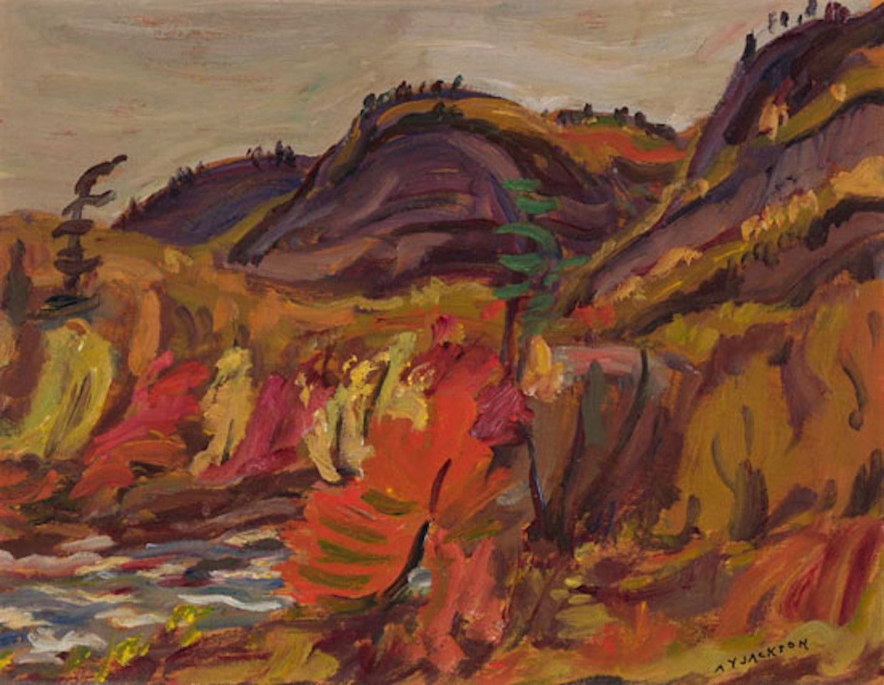 Agawa River by Alexander Young Jackson